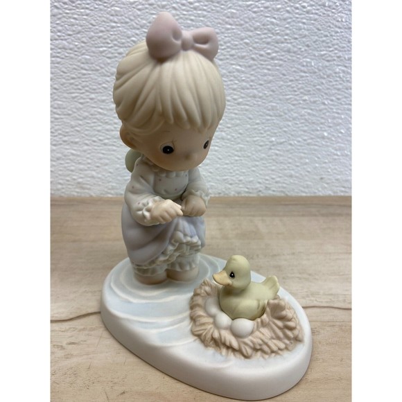 Vtg 1992 Enesco Precious Moments An Event Worth Wading Figurine - Picture 14 of 14